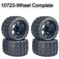 VRX Racing 4pcs Rc Wheels Tires 120mm Diameter 12mm Hex Hub Rubber for 1/10 Off Rc Car Parts