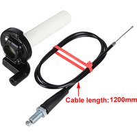 AliExpress NONE Twist Throttle Grip Tube with Cable Housing for Motocross Dirt Pit Bike Quad ATV Buggy Motorcycle Handlebar Accelerator Parts