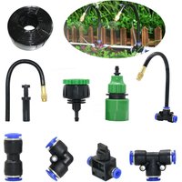Drip Irrigation 8mm Misting System Nozzle DIY 20mm Watering Brass Nozzle Garden Hose Micro Drip Watering Kits With Lock