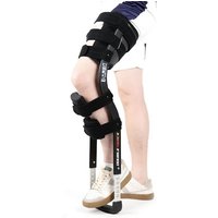 Rehabilitation Mobility Aids Knee Walker Single-Leg Telescoping Assisted Walking Training Stick Hands Free Crutch