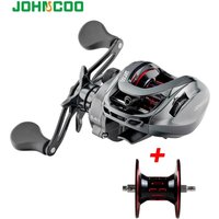Saltwater Baitcasting Reel and Baitcaster 9BB 5.4:1 7.1:1 Bait Casting Multiplier Coil Fishing Reel With Spare Spool For Octopus