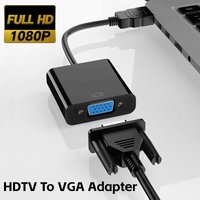 1080P hdmi To Vga Adapter Cable Digital Analog Converter Hdtv Male To Vga Female Adapter For Pc Laptop Monitor Projector Display