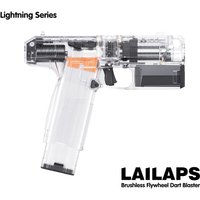 40MAX Lailaps Brushless Flywheel Foam Dart Blaster Toy Gun, Brushless Motor, OLED Display, Semi-Auto/Burst/Full-Auto
