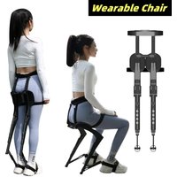 Exoskeleton Adjustable Wearable Chair Height Integrated Support Lightweight Special Work Fishing Stool Standing Outdoor Tool