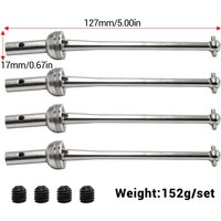 Metal Drive Shaft XC10410 Dog Bone CVD Driveshaft for MJX Hyper Go X7303/7304 RC Crawler Car Upgrade Parts