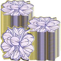 20/60/100pcs Gold-Stamped napkin Disposable Decor Cocktail Napkins Bridal Shower Wedding Floral Themed Dinner Table Decorations