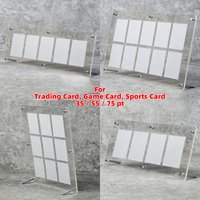 Desktop Display Stand 2/3/4/5/6/8/9/10/12 Cards holder 35/55/75pt for pokemon nba Sports MTG Trading PTCG One Piece TCG F1 Card
