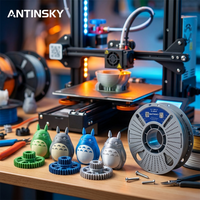 ANTINSKY PLA+ Filament 1kg 1.75mm High Toughness Low Warping 3D Printing Filament Line Consumabl
