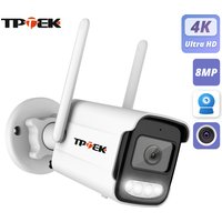 4K 8MP IP Kamera Outdoor WiFi Sicherheit Kamera Drahtlose Überwachung Wi-Fi Kugel Wasserdichte IP Video Hause Camara CamHi camHipro