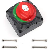 High Current Battery Disconnect Switch, 600A Continuous Battery Master Switch, 12V-48V Battery Kill Isolator Switch for Boat RV