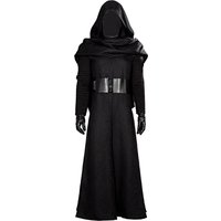 Adult Kylo Ren Uniform Outfit Kylo Ren Jedi Black Robe Top Pants Ben Solo Costume Belt Halloween Party Suit