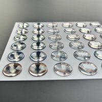 2.2/2.5mm Ultra-Thin 14mm Clear Glass Eye Chips for Blythe Doll Customization,Blythe Accessories