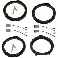 Car Speaker Adapter Board 165mm 6.5" Replacement Wiring Harness 2 Pairs 6.5" (165mm) ABS Plastic Accessories