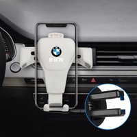 Car Logo Phone Holder Air Vent Clip Cell Phone Stand Support For BMW X1 X2 X3 X5 X4 X6 X7 G30 G20 G32 11 G12 F40 F30 F20 F10 F34