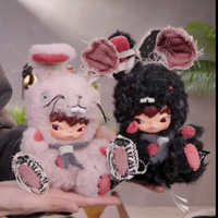 POP MART Hirono Little Hare Plush Doll Pendant Series Blind Box Mystery Box Caixa Sorpresa Girls Anime Figures Cute Model Birthd