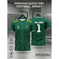 South Africa away 2026 dustproof quick drying sports equipment windproof lightweight polyester fiber daily football outfit