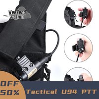WADSN Militärische Taktische U94 PTT Für Kommunikation Headset Earmor Fit Motorola Midland Baofeng Kenwood Stecker Walkie Talkie