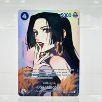 One Piece EN OP01-078 Boa Hancock DIY Foil Texture Premium Anime Collection Card
