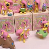 My Little Pony Sweet Diary Series Mystery Blind Box Fluttershy Angel Bunny Anime Action Figure Collectible Toy Desk Decor Gift