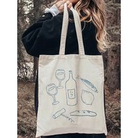 1pc Reusable Women Shopping Bag No Zipper Canvas Bag Vintage Pattern Canvas Tote Bag Beach Bag for Travel, Grocery, Outings