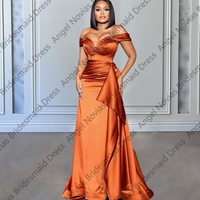 Customized Long Burnt Orange Bridesmaid Dresses Wedding Party Dress Robe Mariage Invite robe demoiselle d'honneur de mariage