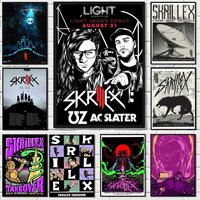 Singer Skrillex Poster HD art sticky wall waterproof home living room bedroom bar aesthetic decoration