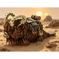 New MOC Cosmic War Yak Mount Animal Model, Home Decor Building Blocks, Holiday Gift