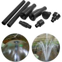 8Pcs Home Multi-functional Garden Ponds Fountain Plastic Nozzle Head 4 Different Nozzles For Pools Aquariums Fish Tanks Etc
