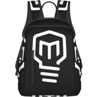 Mark Rober HD Logo Backpack Daypack Large Capacity Children BookBag School Bag Shoulder Bags for Men Women
