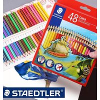 German STAEDTLER 12/24/36/48 Oil-Based Colored Pencils Set water soluble color pencil professional painting Art Fill Color Lead