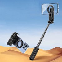 For Magsafe Magnetic Selfie Stick Phone Tripod Stand With Remote Control For iPhone 17 16 15 14 13 12 Pro Max Pocket Selfiestick