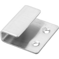 U-Shape Bracket in Stainless Steel for Mounting and Stabilizing Tiles Mirrors and Flat Panels on Vertical Wall Surfaces