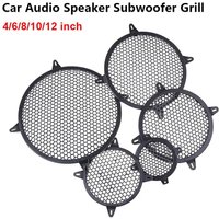 1Pcs 4/6/8/10/12 inch Subwoofer Grill Plastic Replacement Mesh Net Round Sub Woofer Grille Guard Protector Car Audio Speaker Sub