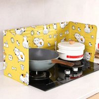 High Quality Foldable Gas Stove Oil Baffle Anti Splatter Heat-resistant Kitchen Cooking Oil Baffle Gas Stove Insulation Board