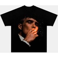 Peaky Blinders Thomas Shelby Graphic T-Shirt Men Women TV Series Casual Cotton Streetwear Short Sleeve Fans Top
