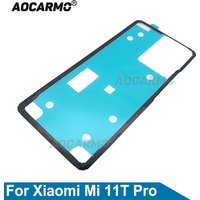 Aocarmo For Xiaomi 11T Pro Mi 11tpro Rear Sticker Back Cover Adhesive Back Housing Battery Cover Glue Tape Replacement