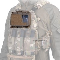 MOLLE Tactical Phone Case 2th Gen Universal Phone Holder Pouch for Map Navigation Airsoft Hunting Vest Plate Carrier Accessory