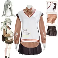 Anime Project Sekai Colorful Stage Wonderlands × Showtime Kusanagi Nene Cosplay Costume Princess Dress Wig Halloween Clothing