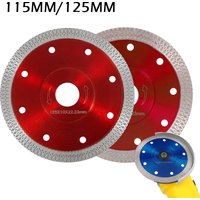Cutting Saw Blade 115/125mm Diamond Saw Blade For Porcelain Tile Ceramic Dry/Wet Cutting Disc Saw Blade Angle Grinder Tools