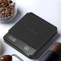 High-precision Electronic Coffee Scale with Waterproof Pad LED Display USB Timing Professional Home Coffee Accessories 3kg/0.1g