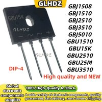 10PCS /LOTs GBJ1508 GBJ1510 GBJ2510 GBJ3510 GBJ5010 GBU1510 GBU15K GBU2510 GBU25M GBU3510 DIP-4 NEW