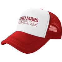 Bruno Mars The Romantic Tour 2026 Mesh Sun Hats Couple Women Trucker Hat Summer Casual Outdoor Sports Breathable Baseball Caps
