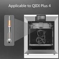For Qidi Plus4 Bimetallic Nozzle 0.2 0.4 0.6 0.8 Ceramic Insulation Integrated Quick Swap Nozzle 3D Printer Plus 4 Hotend Parts