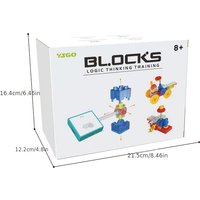 STEM Coding Blocks for Kids, Logic Thinking Training Building Set, Educational Programming Toy for Ages 8+