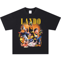 F1 Driver Print T-shirt, Casual Loose Short-sleeved Top for Hip-hop Men and Women on The European and American Streets