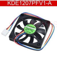 7CM Fan KDE1207PFV1-A New Blower Axial Cooler DC 12V 1.8W 70x70x10MM 4Pins Cooling For SUNON