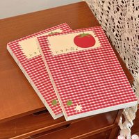 New Tomato Notebook Thick Blank Diary with 78-96 Page Schedule Notebook for Writing Drawing Sketching Journaling Mind Map