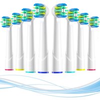 4/8/12/16pcs Floss Clean Replacement Brush Head Compatible With Oral-B Electric Toothbrush Pro 1000 9000 Sonic Vitality