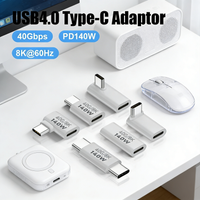90 Degree USB C Extension Cable Type C Male to Female 40Gbps 8K Video Fast Charging Thunderbolt 3 Compatible for Laptop Phone