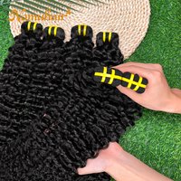 22 24 26 Inch Deep Curly Bundles 100% Human Hair Unprocessed Vietnamese Virgin Hair Bundles Wet and Wavy Quick Weave Extensions